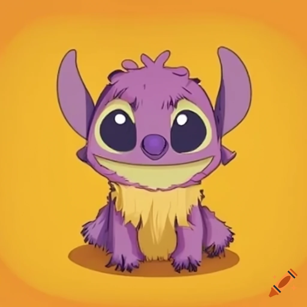 3d rendering of a cute disney plush toy named stylo fluffy colors