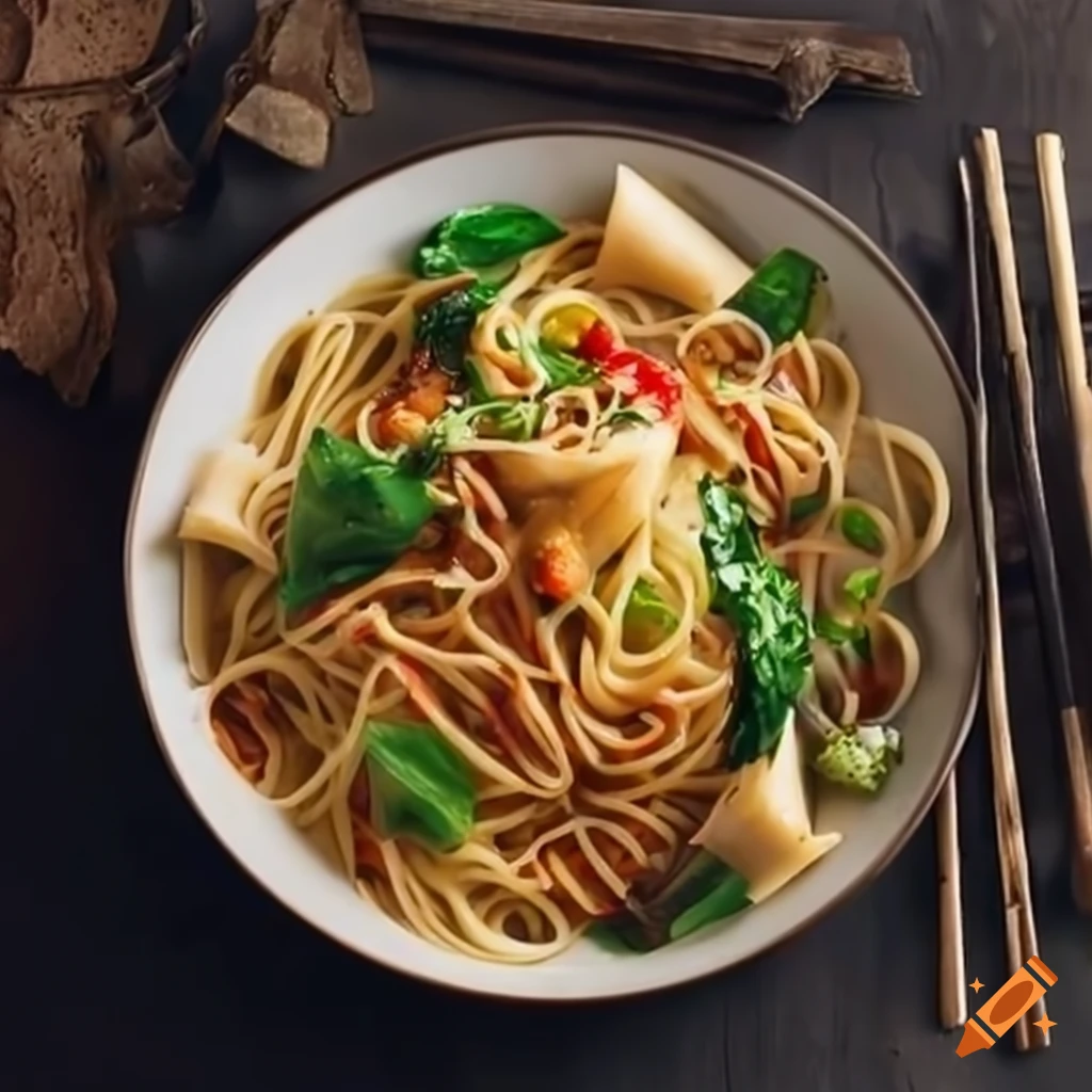 delicious-asian-style-pasta-dish