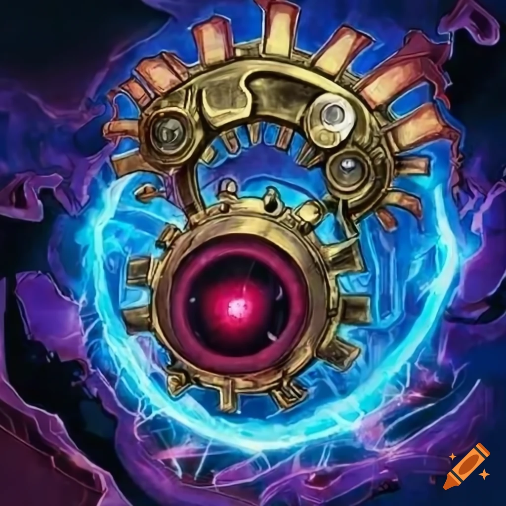 Card Cogs Detailed artwork of a magic mirror on Craiyon