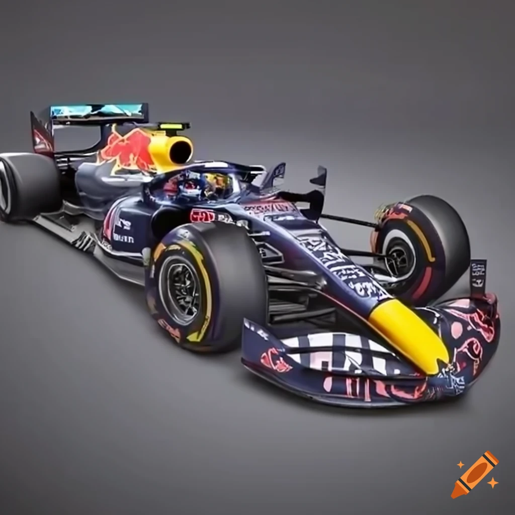 2023 red bull f1 car livery concept for las vegas