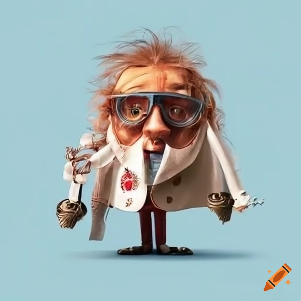 image of a mad scientist