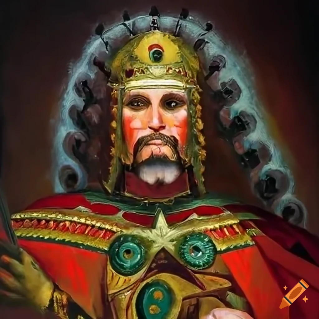 Dillon e.t.'s costume representing the horseman of conquest