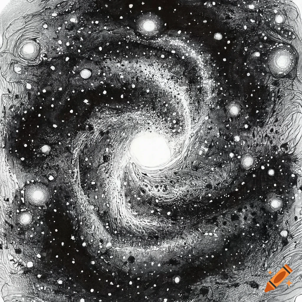 Draw a Galaxy in Kleki com 