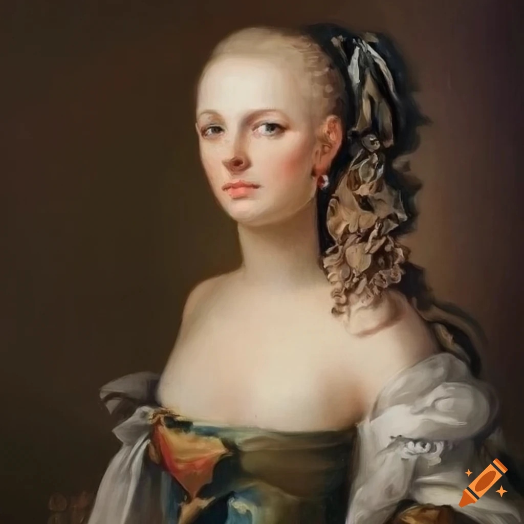 oil painting portrait of Lysithea von Ordelia