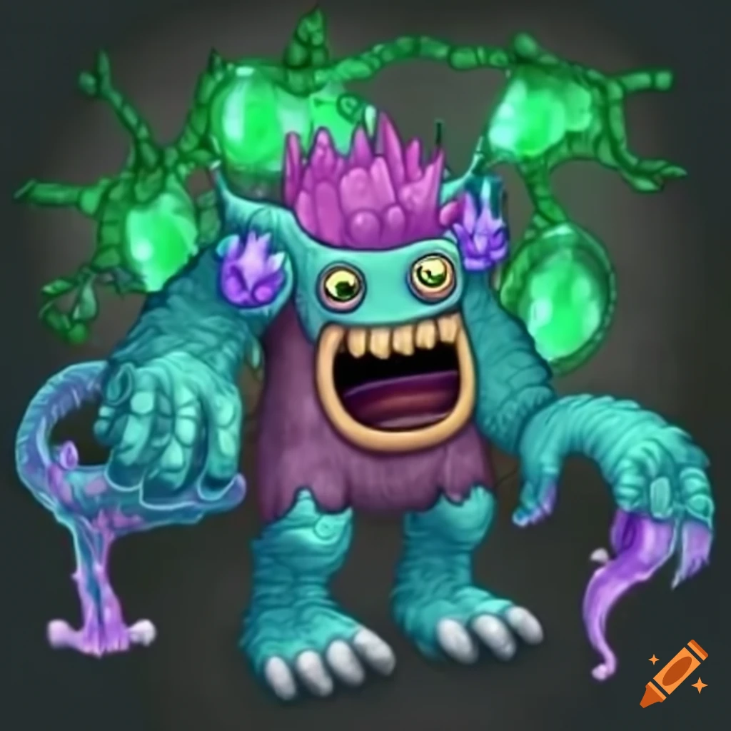 Monster from my singing monsters game on Craiyon