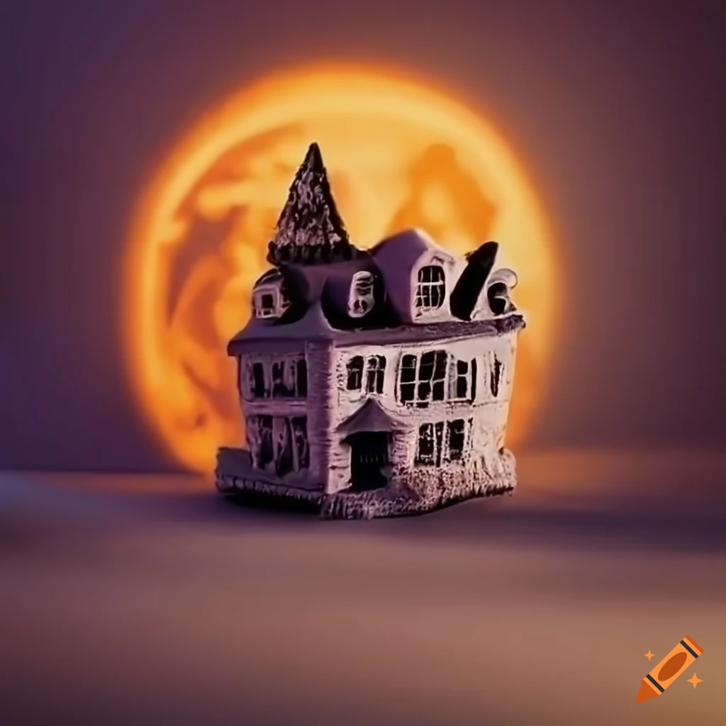 Claymation style Haunted House