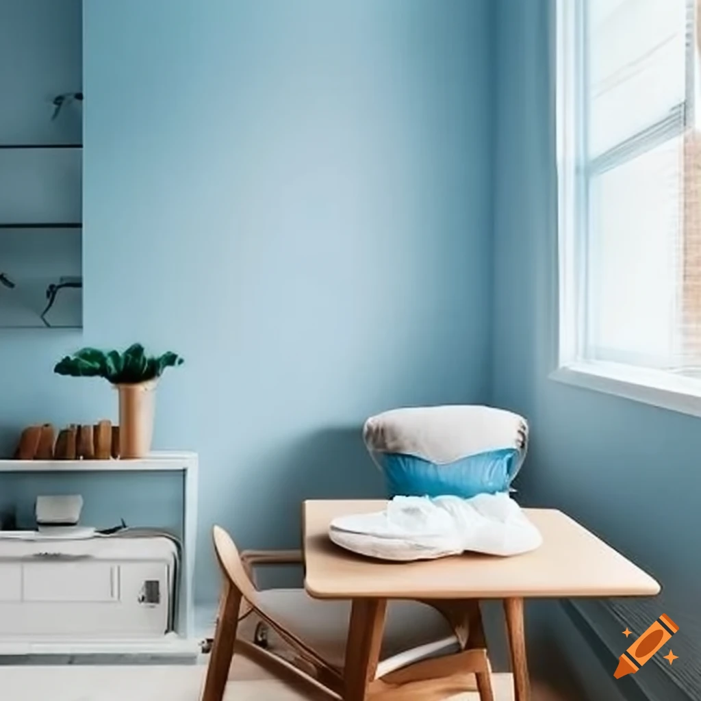 Light blue travelers interior design