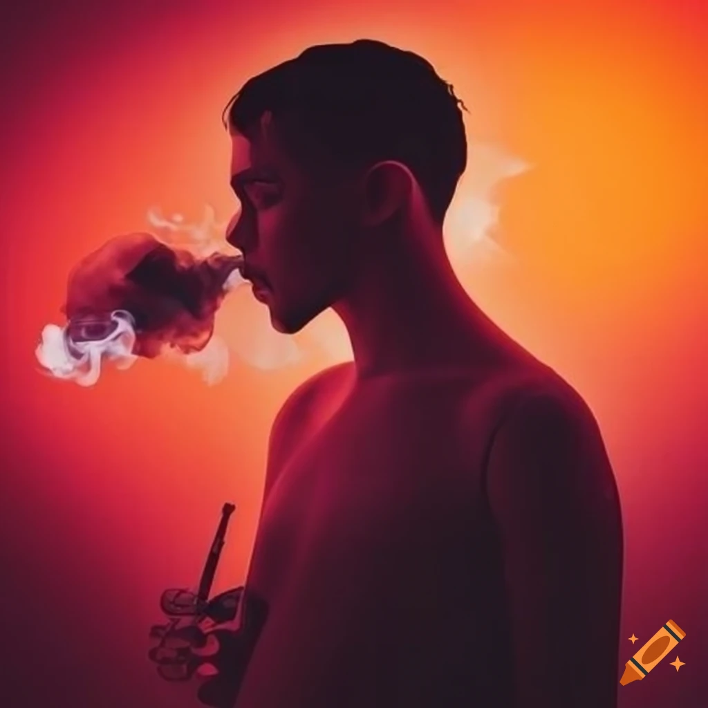 orange vape poster on sale