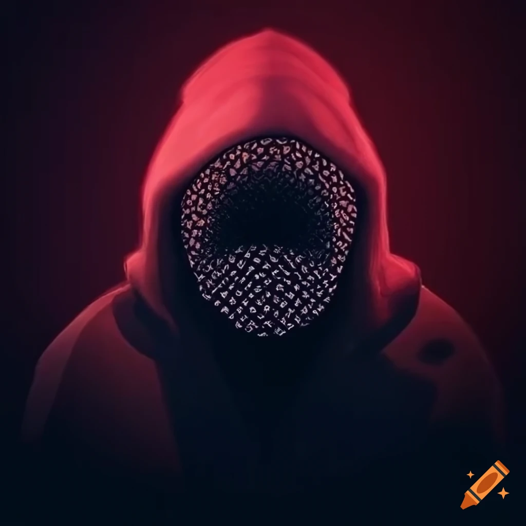 artistic depiction of anonymous hacker