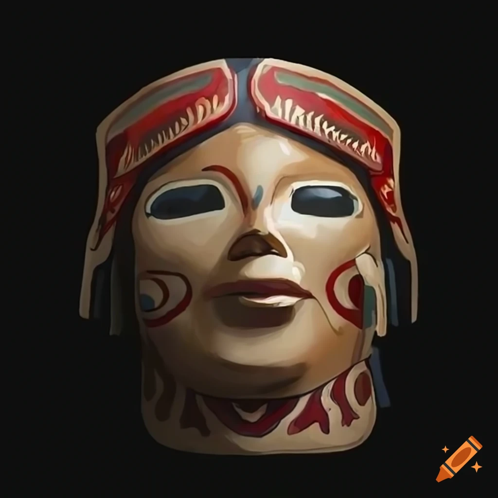 Tlingit form line drawing