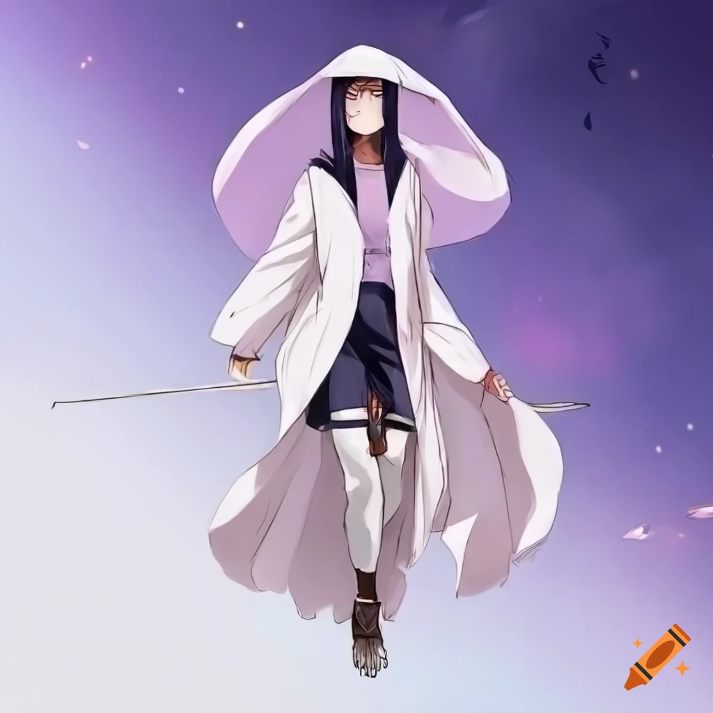 Hinata Hyuga In Detailed Full Body Artwork On Craiyon