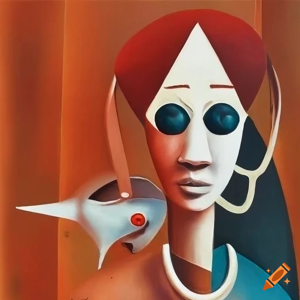 surrealist artwork of African tribes