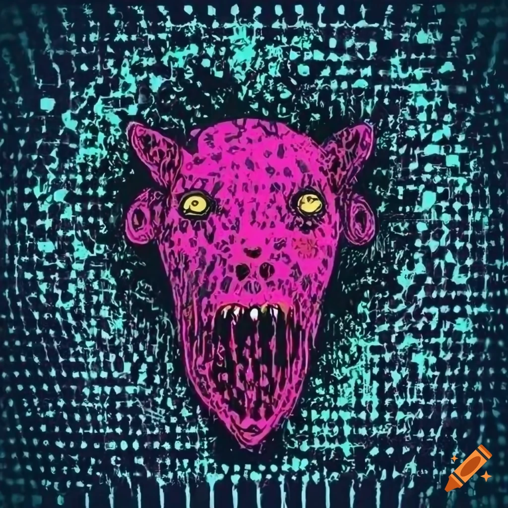 poster-for-a-noise-music-festival-with-a-strange-animal-head