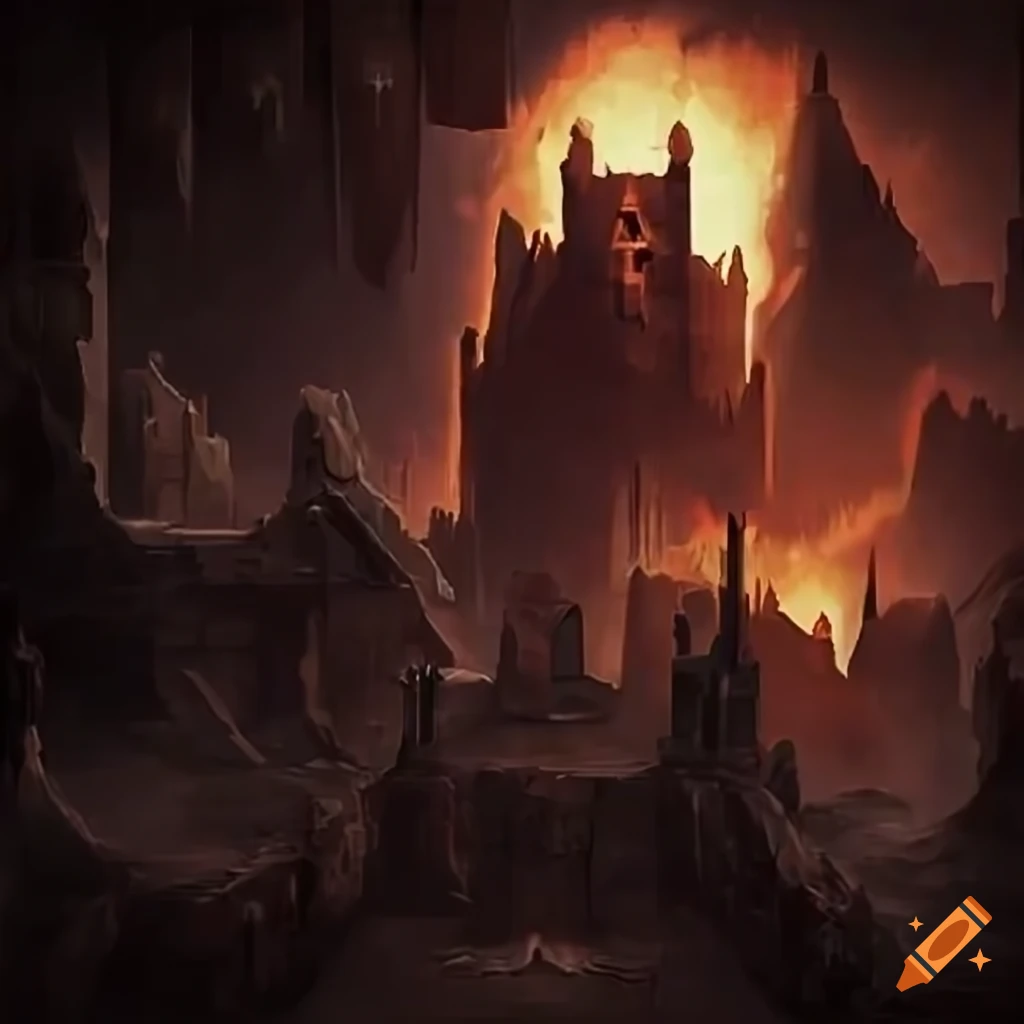 Image of a dungeon on Craiyon