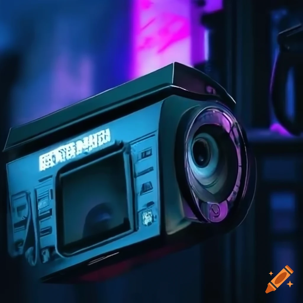 Cyberpunk cctv camera on Craiyon