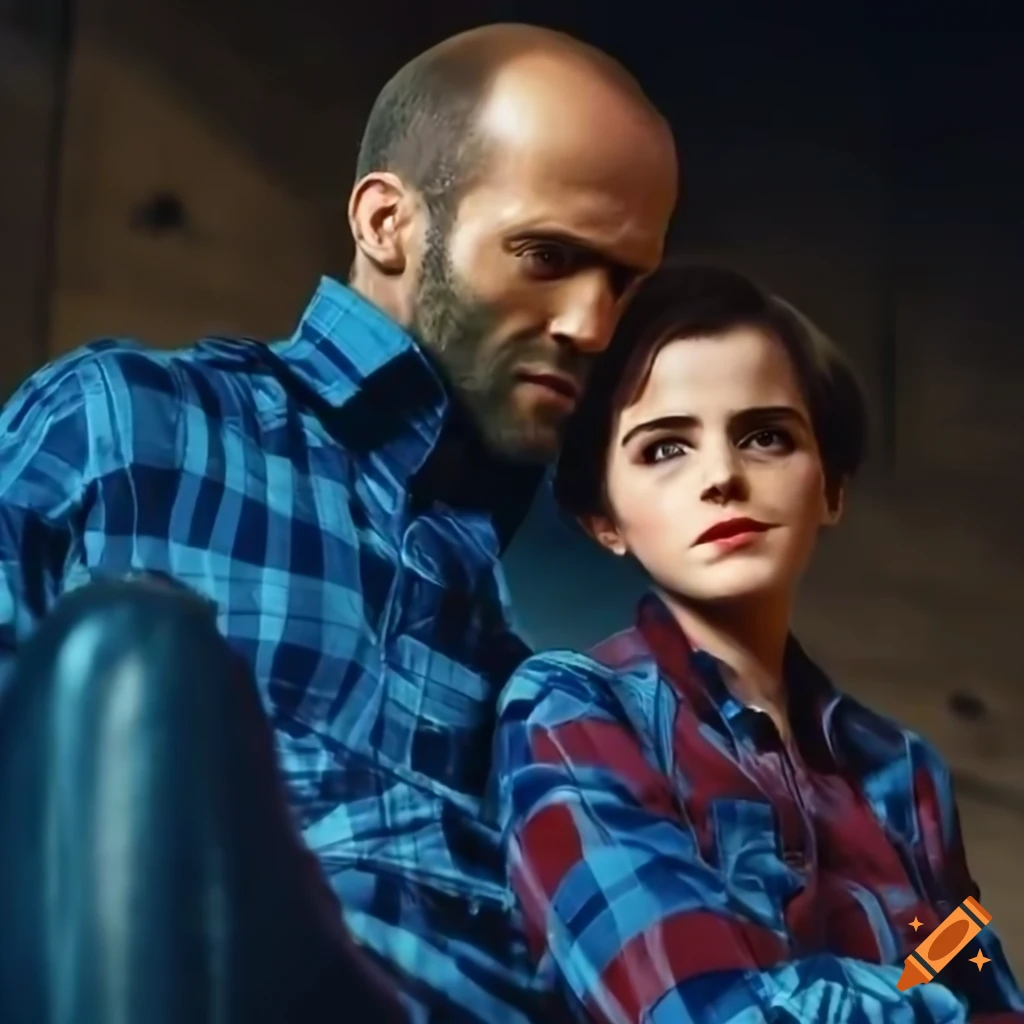 Hyperrealistic portrait of two people on Craiyon