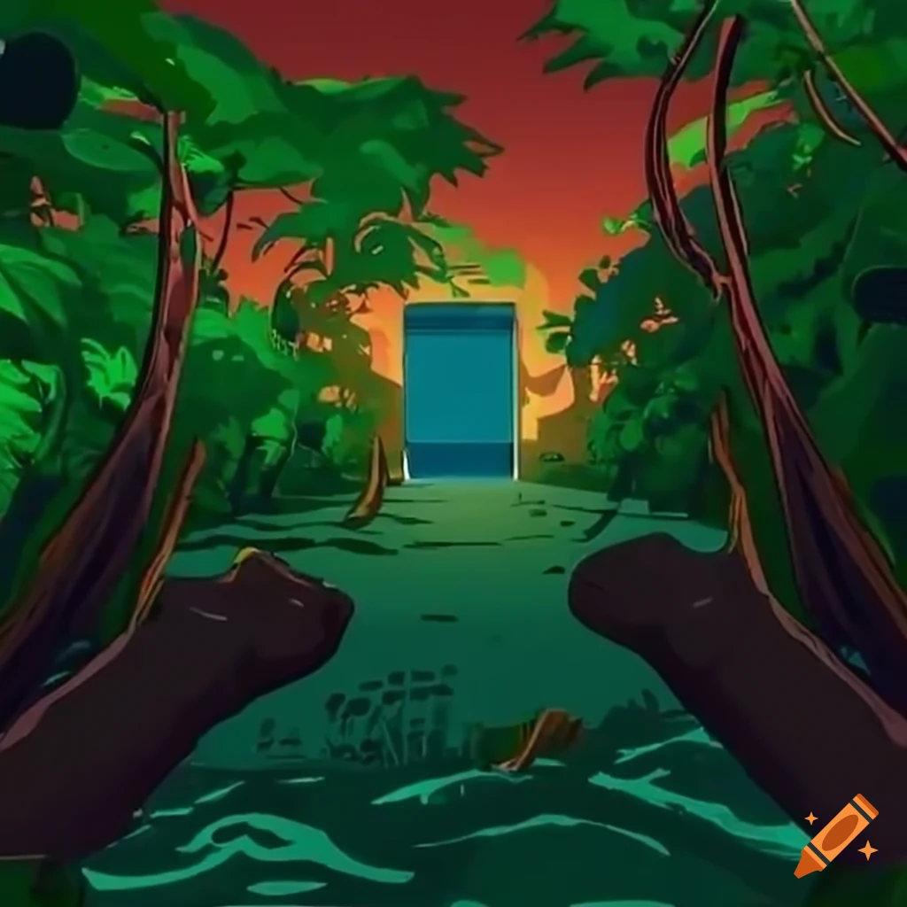 virtual-reality-view-of-an-african-jungle