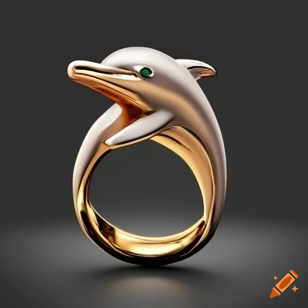 12891 - Intertwined Dolphin Ring – Lone Palm
