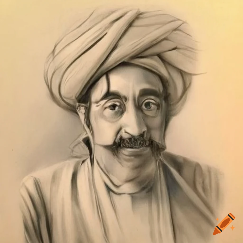 portrait of Mirza Ghulam Qadir Beg