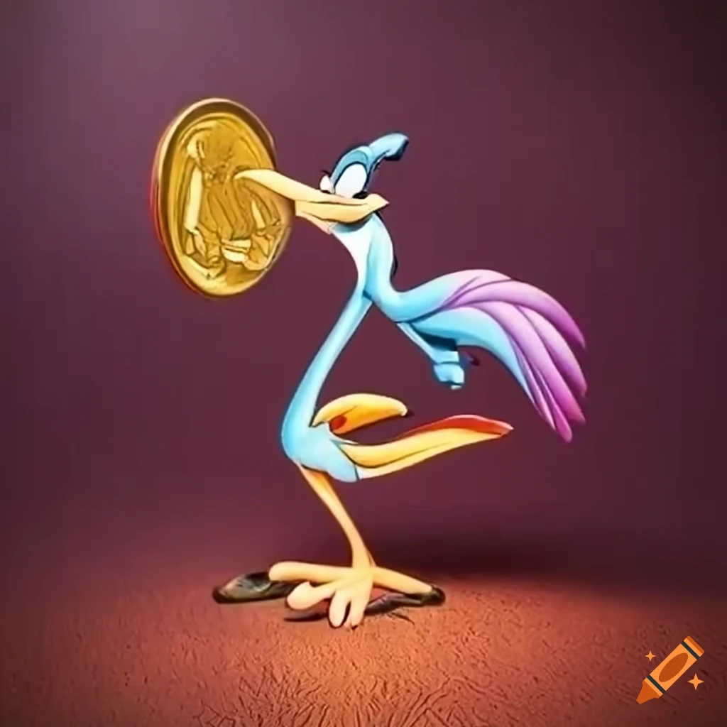 toonie with road runner from looney tunes