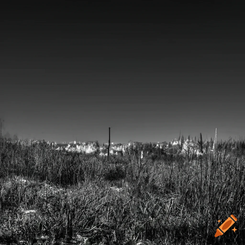 black metal cityscape