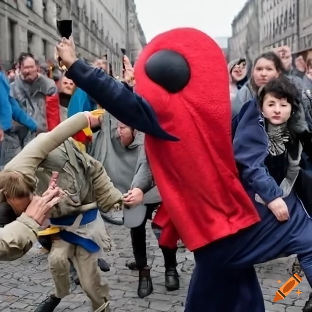 re-enactment-of-the-fall-of-the-berlin-wall-by-ryan-s-world-on-craiyon