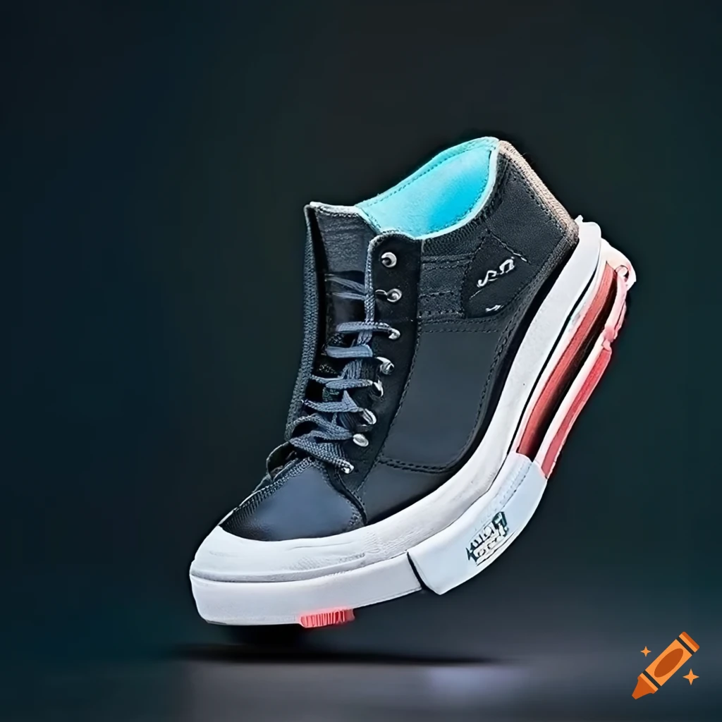 High top customizable skater shoes with ankle protection