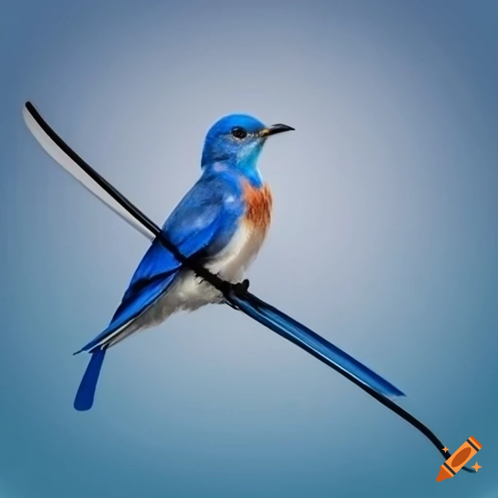 Bluebird flag emblem