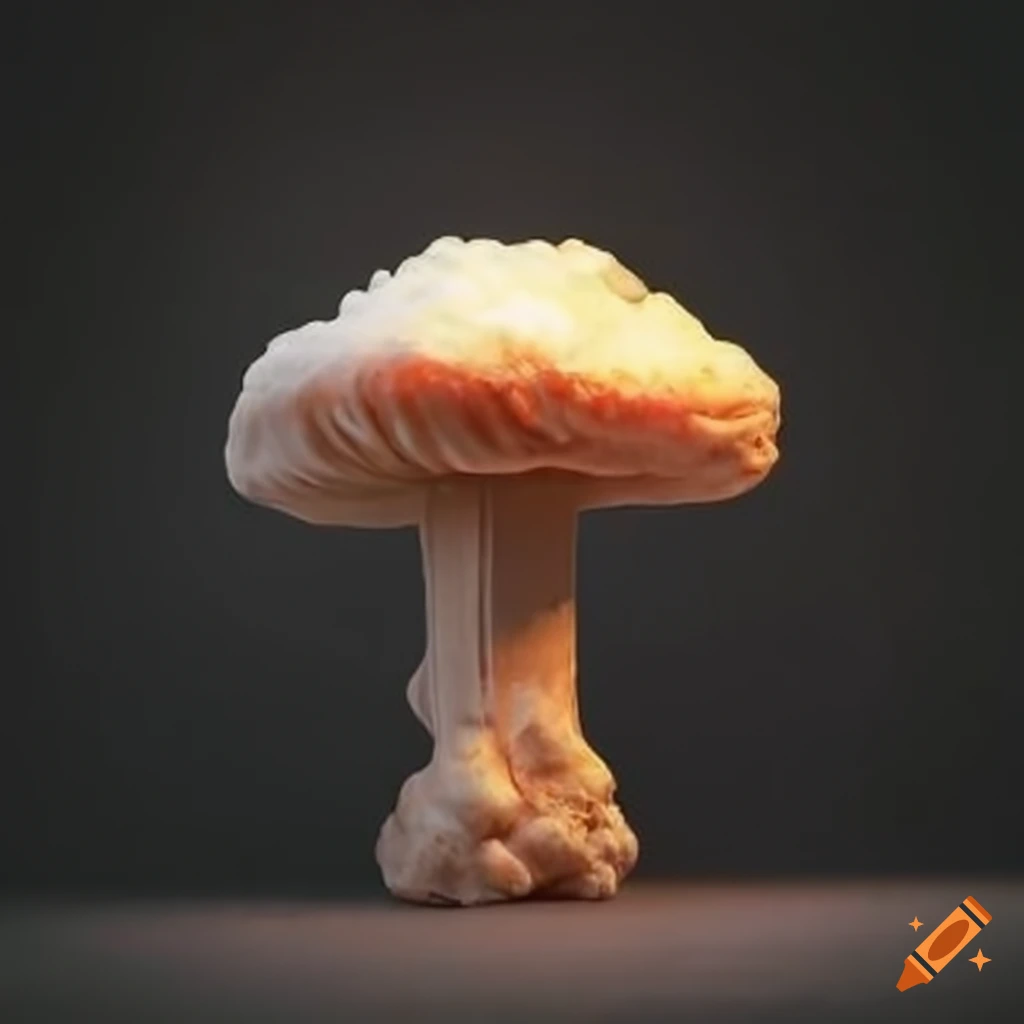 sculpture of a mushroom cloud