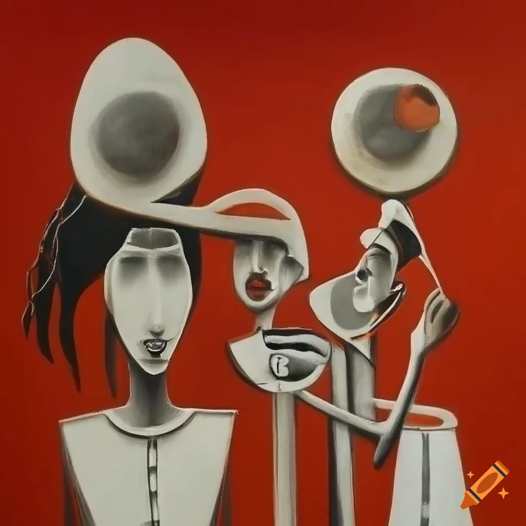 surrealist artwork of African tribes