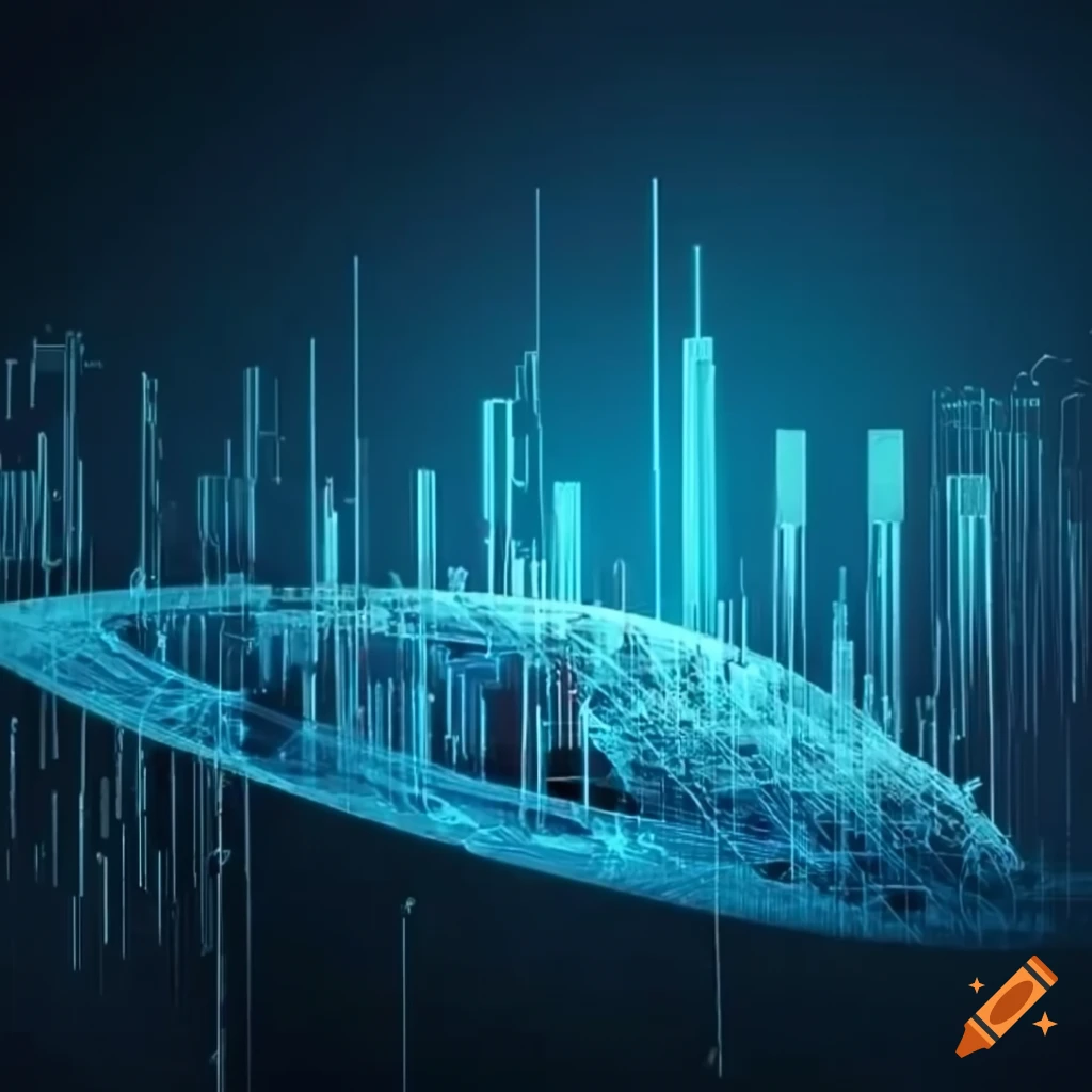 Data monitoring and graph visualization on Craiyon