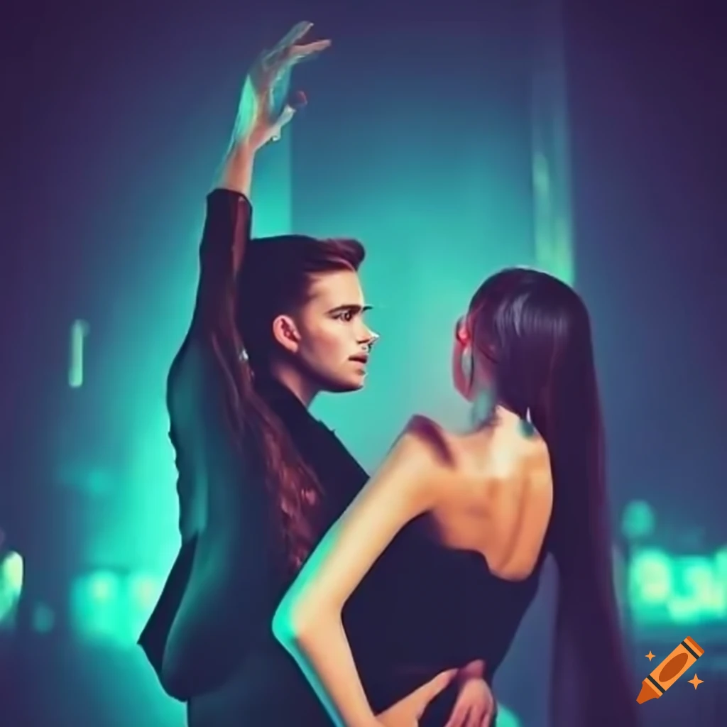 image d'un couple qui danse le jerk au club