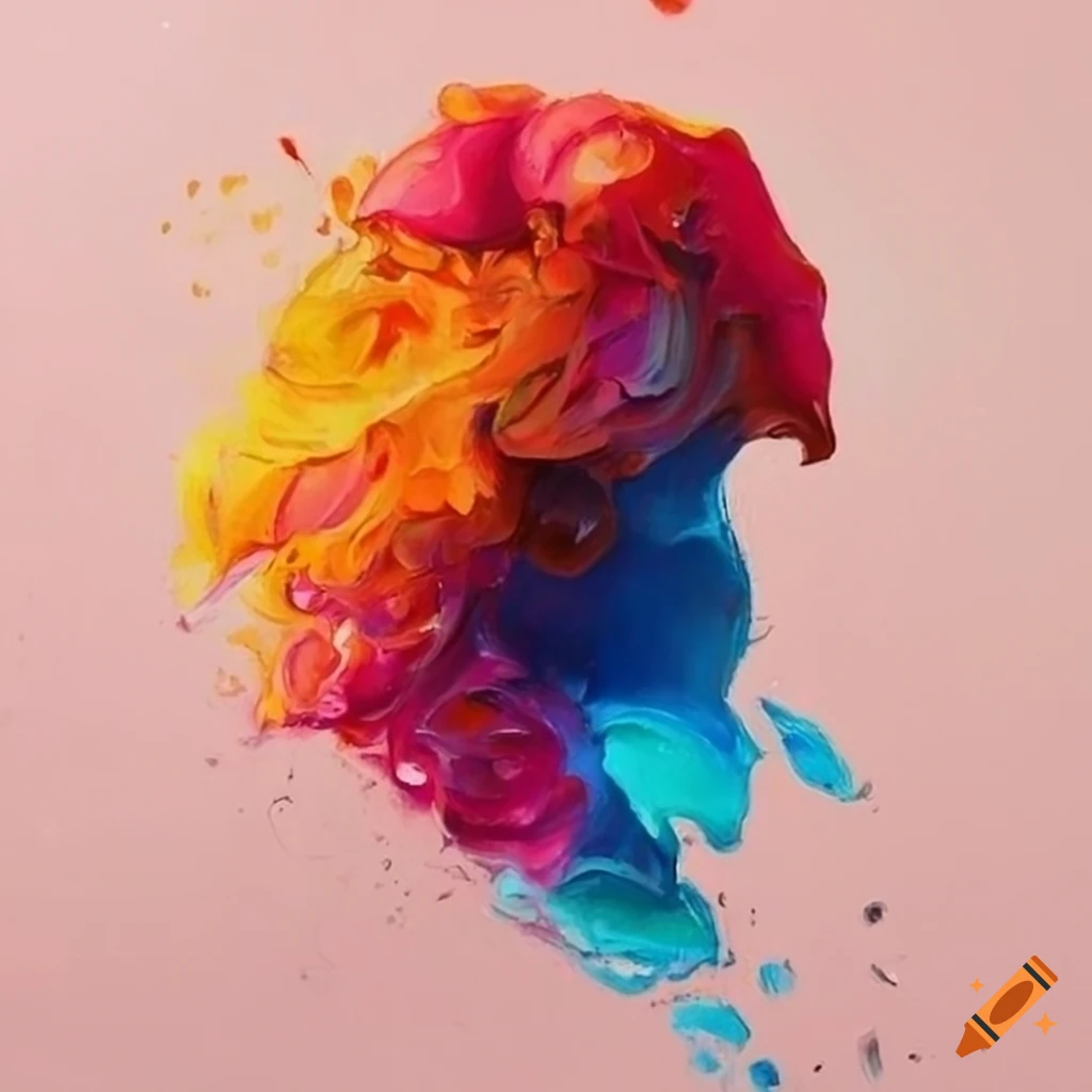 Oil painting design on Craiyon