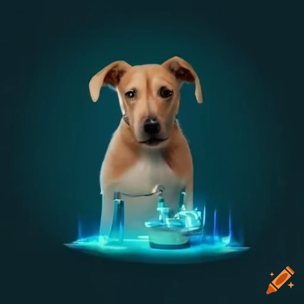 Old school meme about tech culture and dogfooding on Craiyon