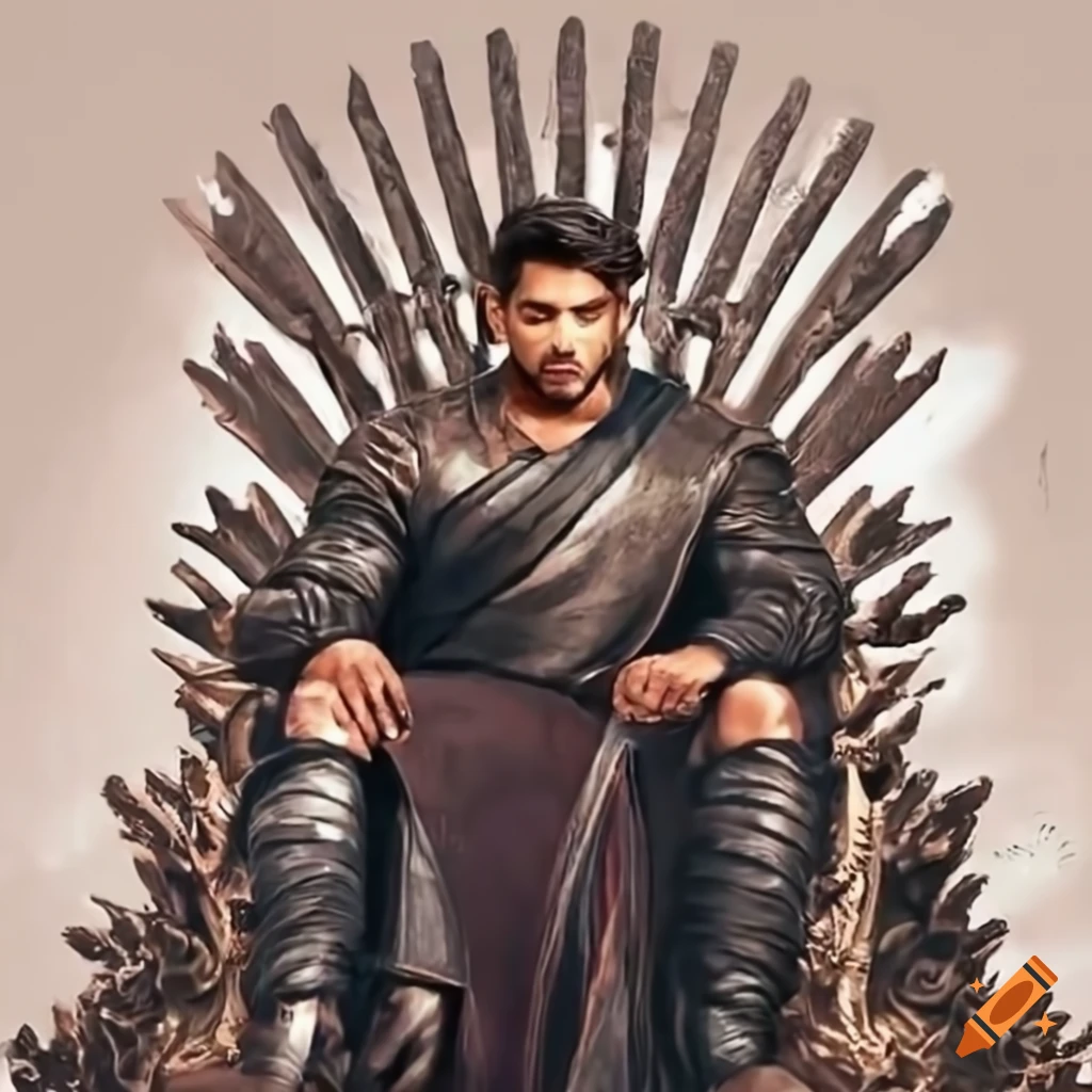 Sidharth Shukla on the Iron Throne