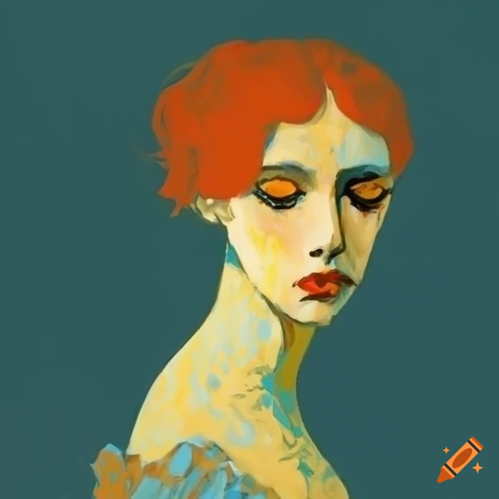 Linear Portrait On Craiyon