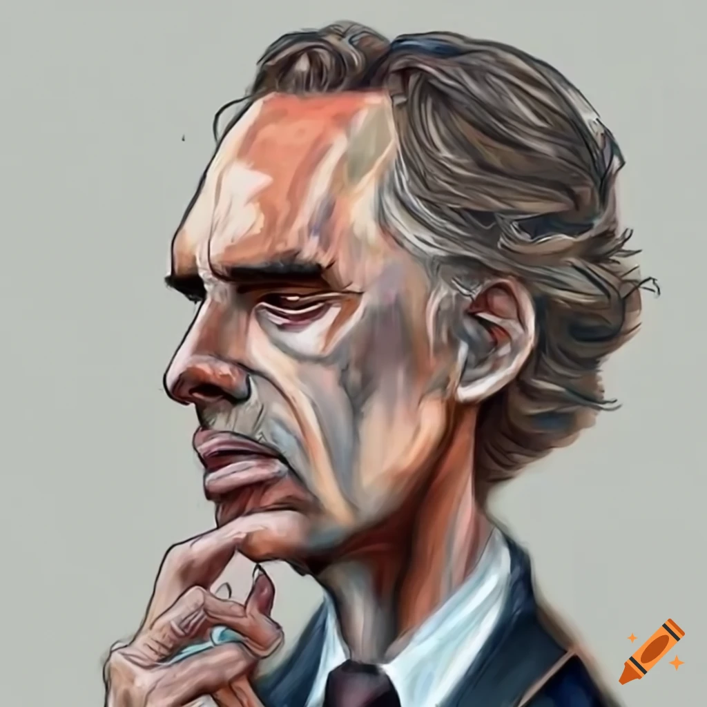 Portrait of jordan peterson on Craiyon