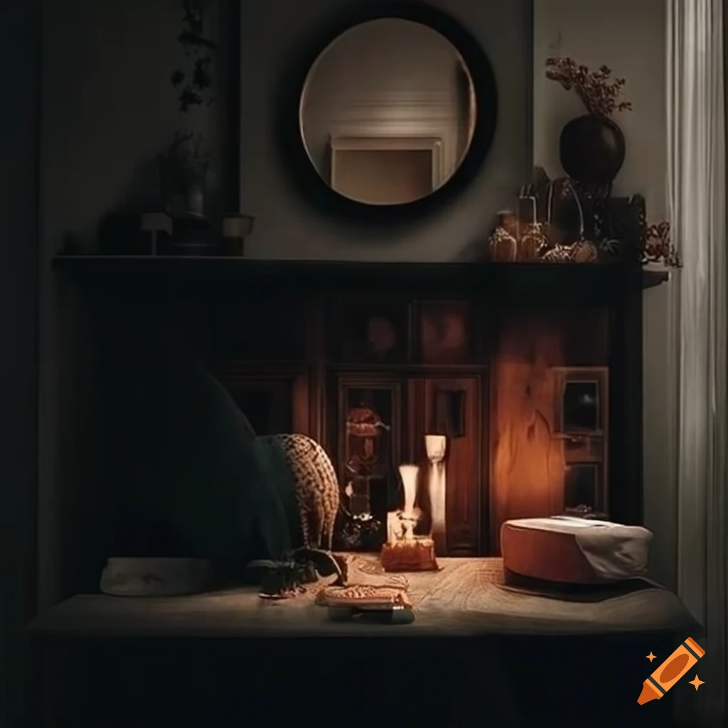 cozy witchy living room with modern vibes
