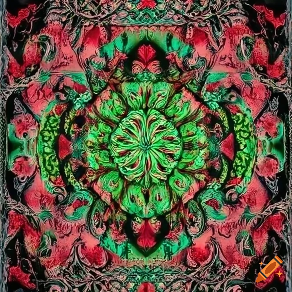 men's shirt with green and red watermelon design