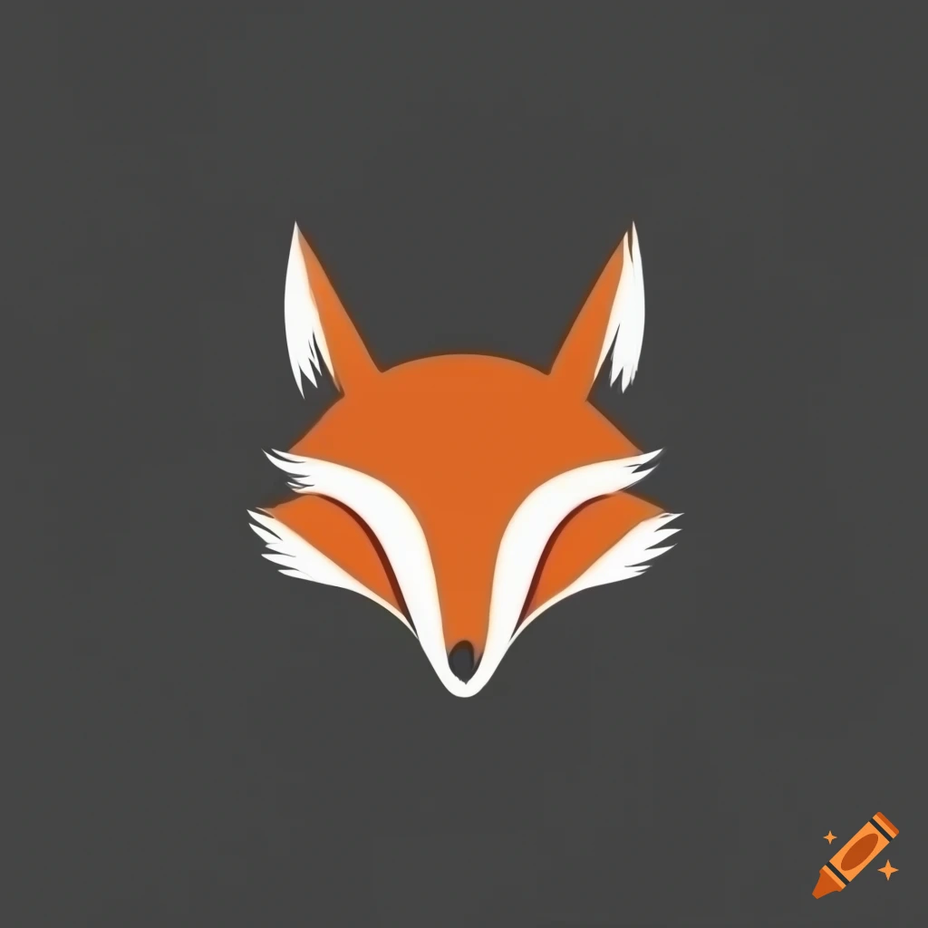 black background with an orange fox logo