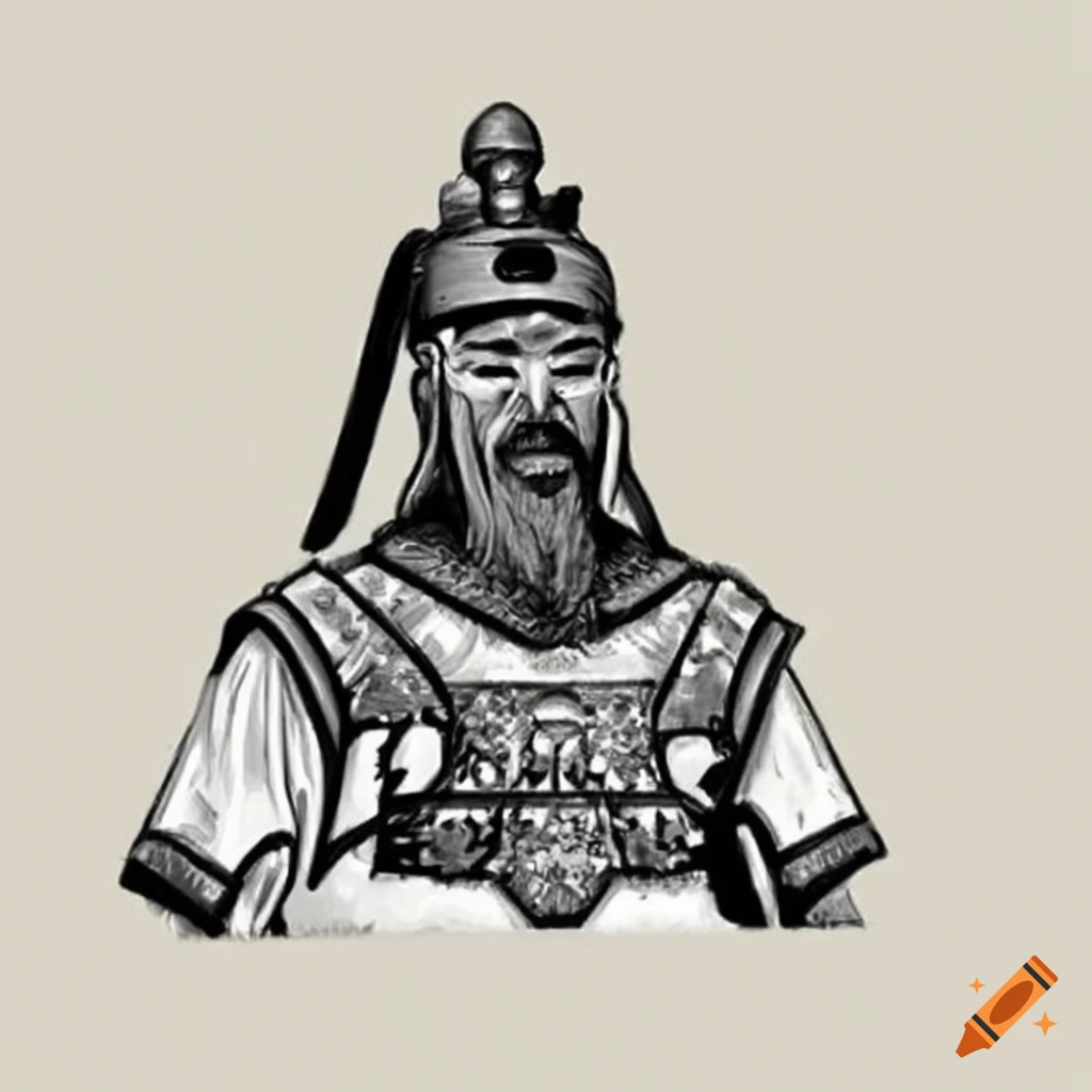 Depiction of ancient chinese soldiers on Craiyon