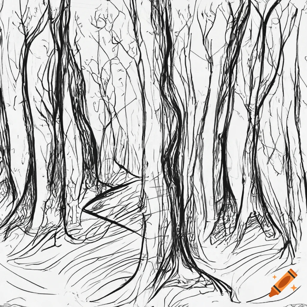 Medieval Drawing Forest Full Animals Stock Illustration 2211561641 |  Shutterstock