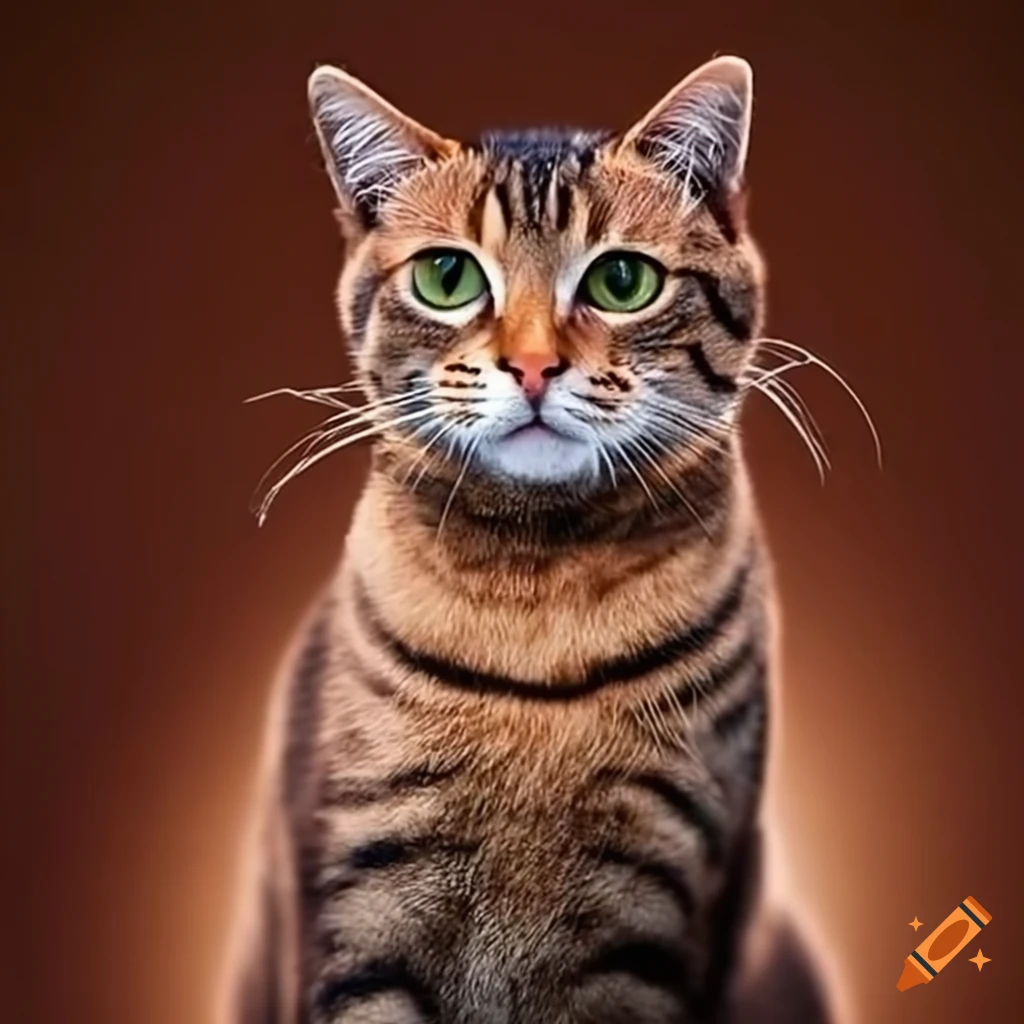 close-up of a cat