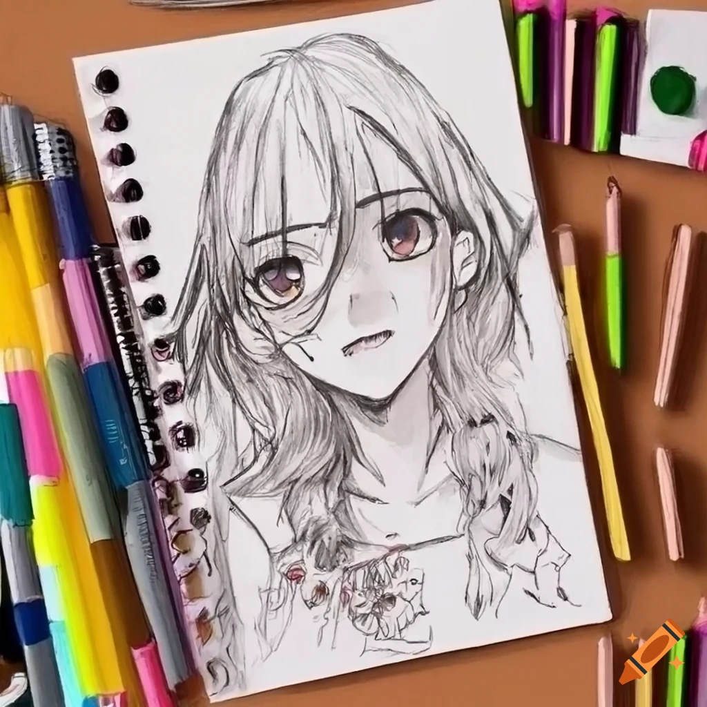 Anime Girl Pencil Drawing | Anime Art Amino