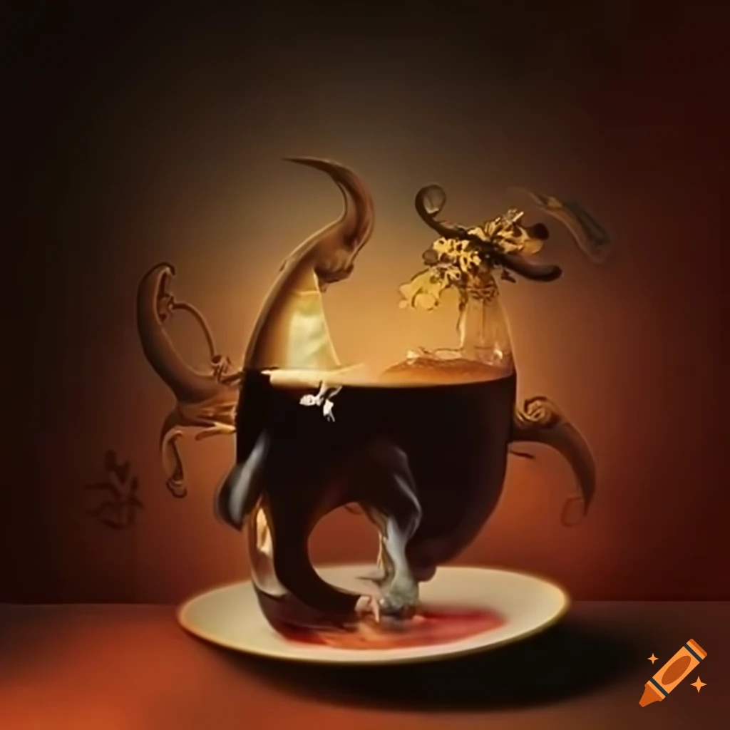 surrealistic dinner party