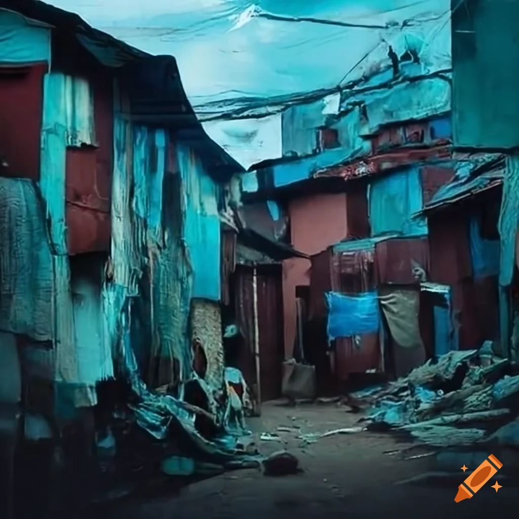 Street View Of Nigerian Slums On Craiyon