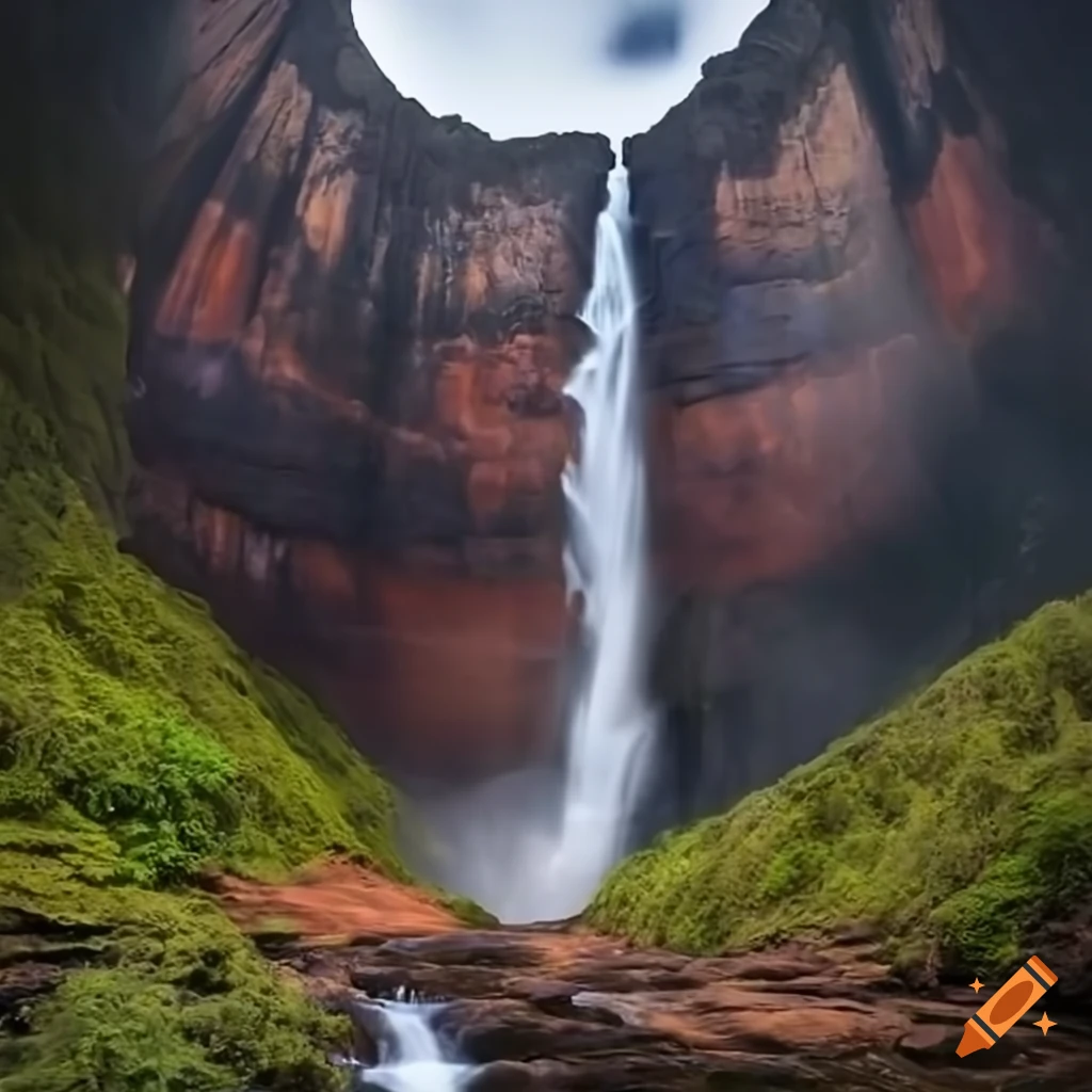 Image of angel falls watterfall on Craiyon