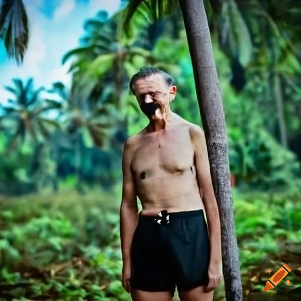 satirical-image-of-hitler-reading-on-a-tropical-island-on-craiyon