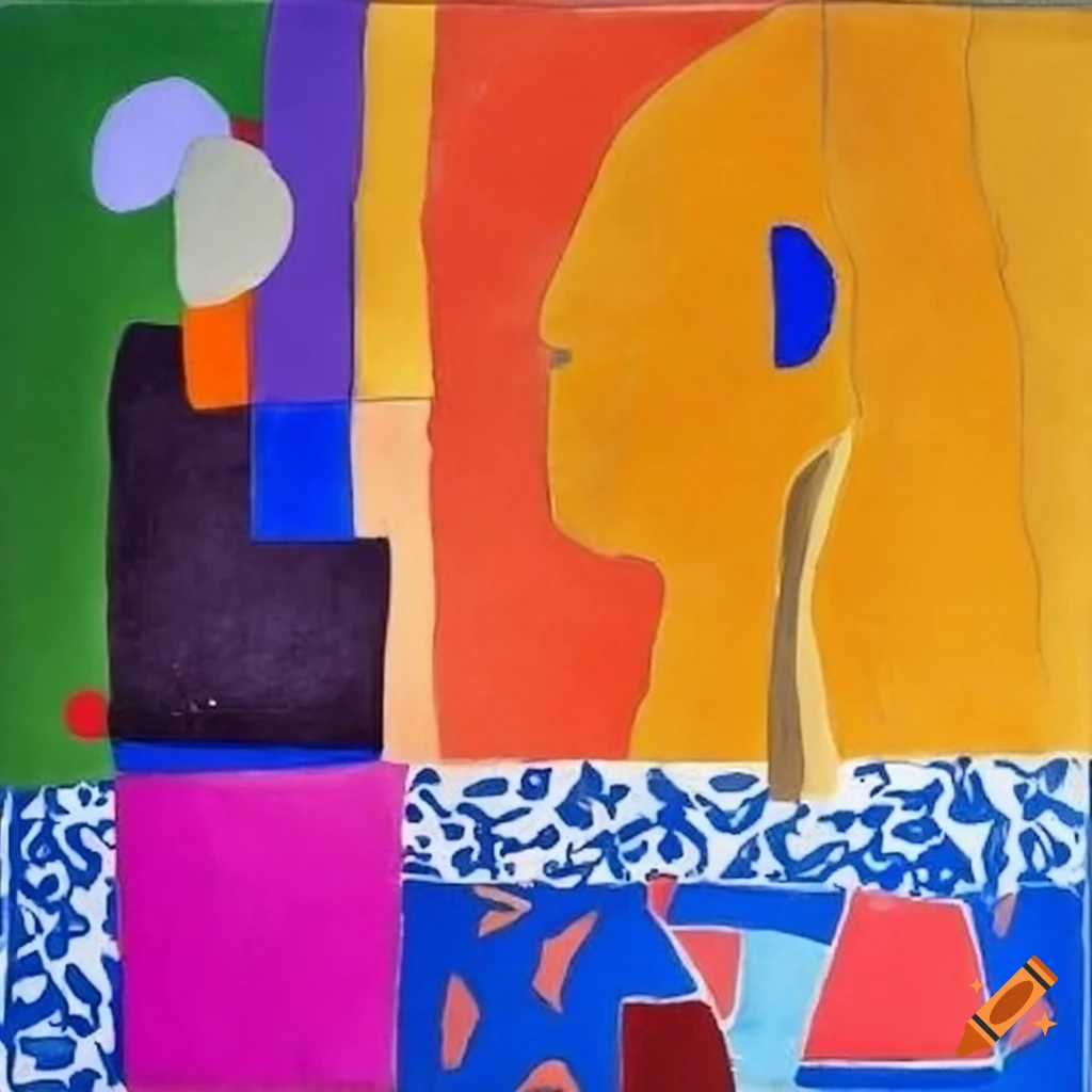 vibrant mix of artworks by Le Corbusier, Georges Braque, and David Hockney