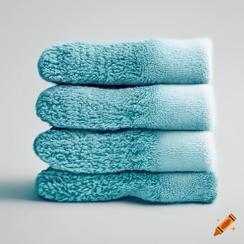 Soft cotton towel photo on Craiyon